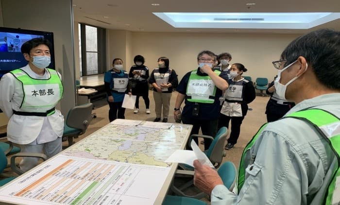 奈良盆地東縁断層帯を震源地とした最大震度7の地震を想定 生駒市民を含む約100名が参加する災害対策訓練を実施