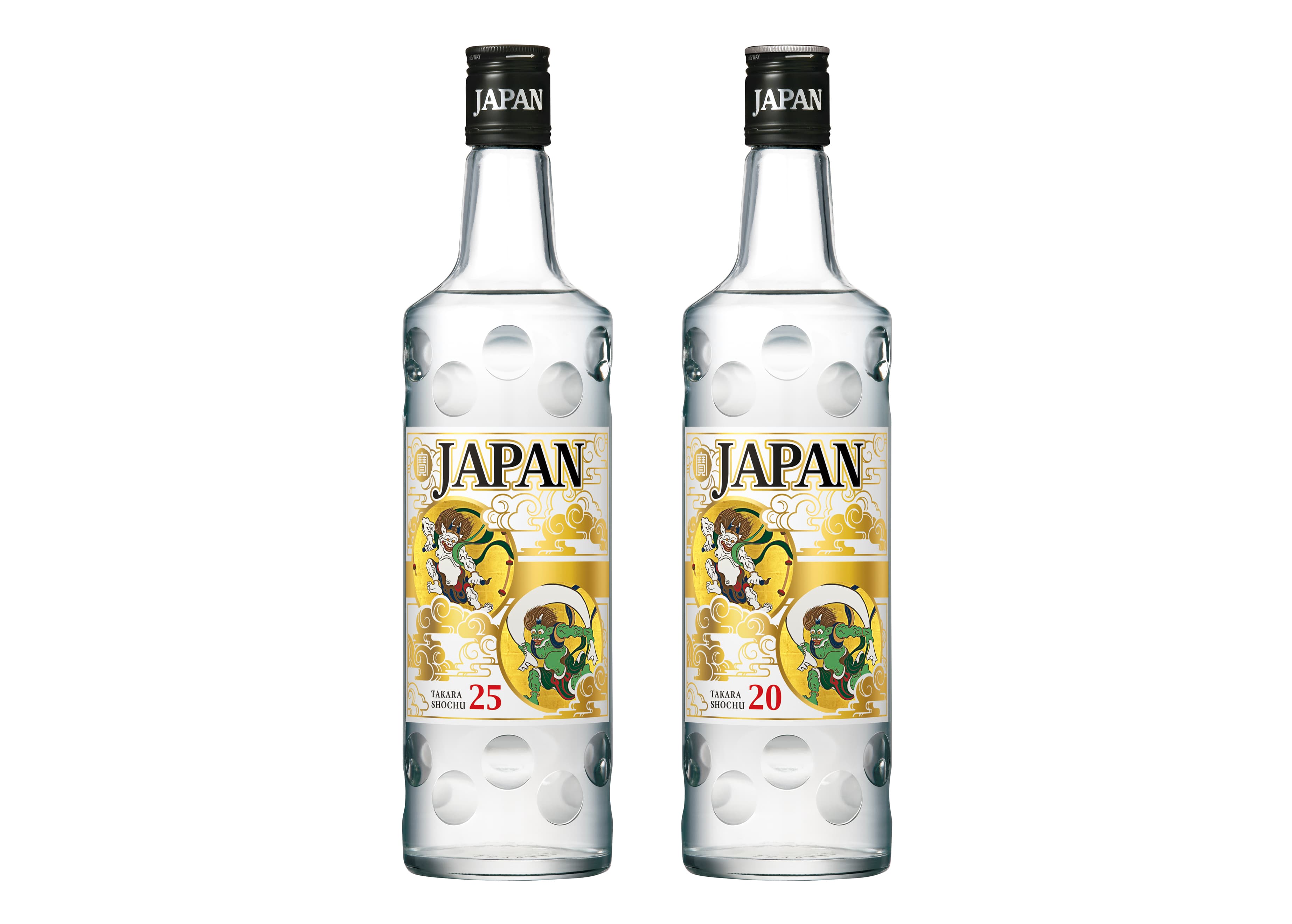 宝焼酎「ＪＡＰＡＮ」２５°・２０° ７００ｍｌデザインリニューアル