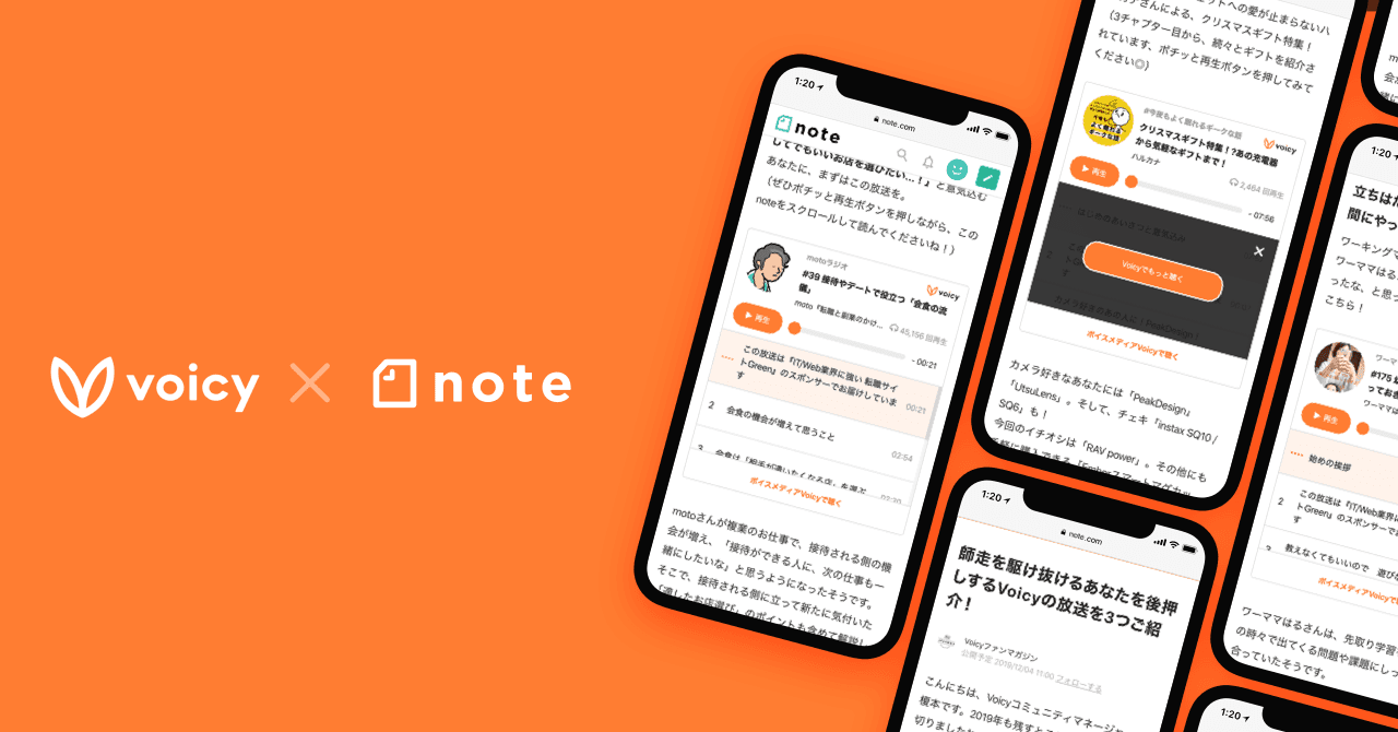 Voicyの放送をnoteの記事に埋め込めるようになりました