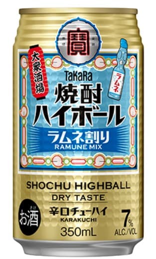 【海外専用商品】タカラ「焼酎ハイボール」＜ラムネ＞新発売