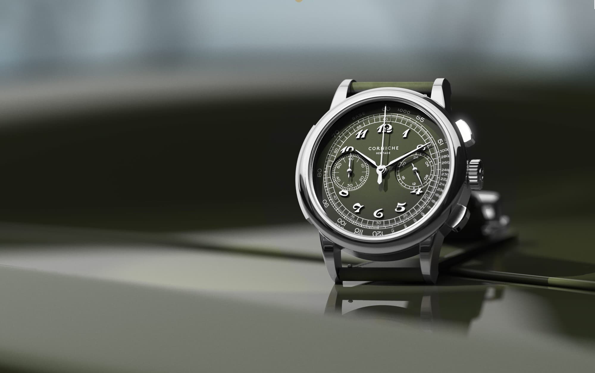 スウェーデン発「CORNICHE」より世界249本限定クロノグラフ登場 ― 新作『CONIFÉRE II CHRONOGRAPH』、9月13日先行発売