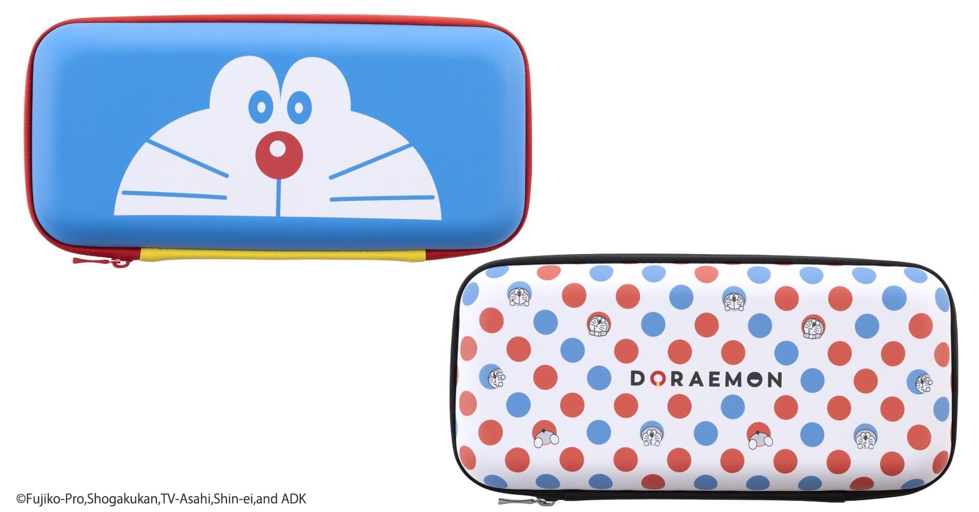 『ドラえもん』デザインのSwitch2用ポーチ!Switch2本体やJoy-Con2、周辺機器などを まとめて収納可能!