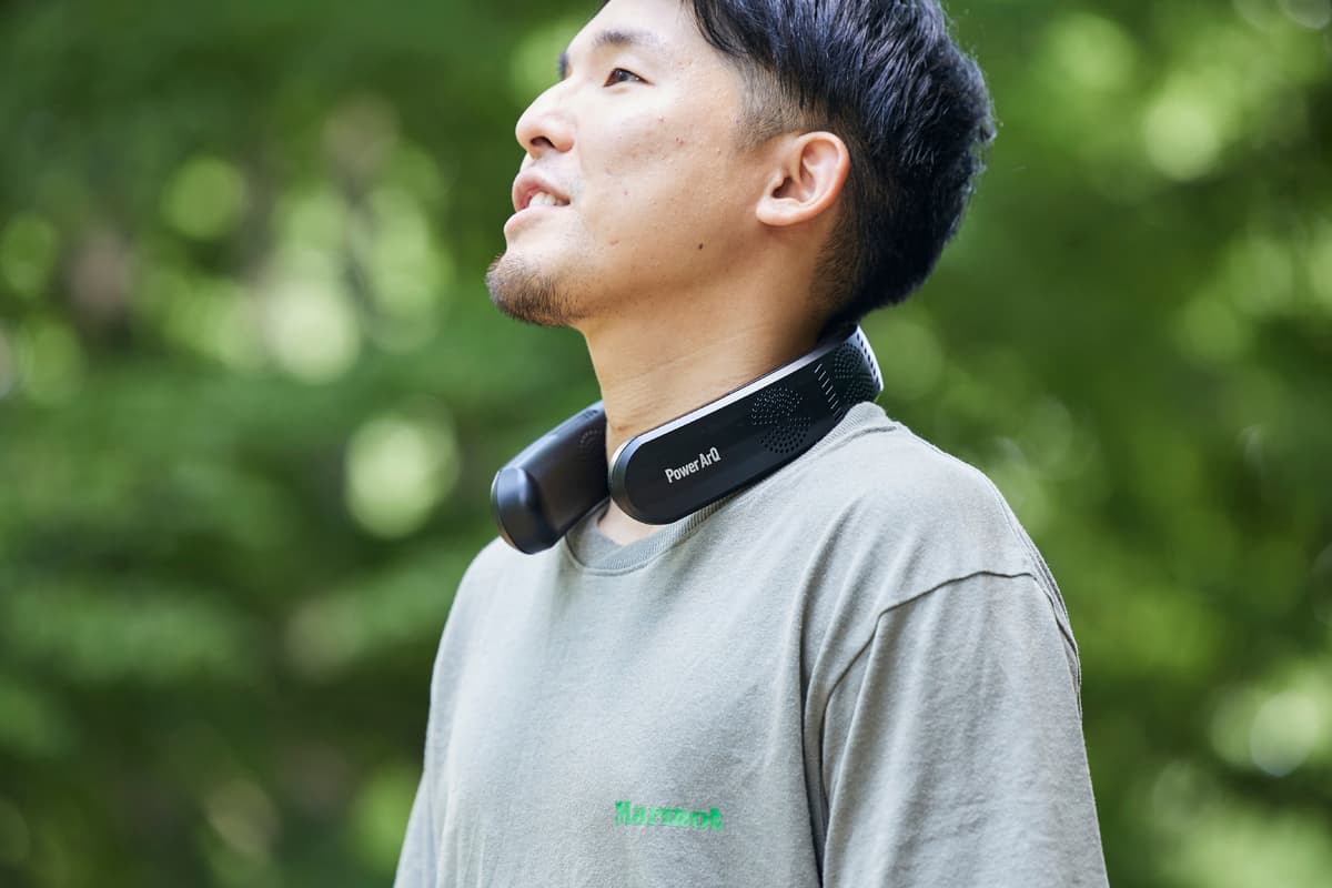 首元から効率的にクールダウン『PowerArQ Wearable Neck Cooler』 7月3日より発売開始