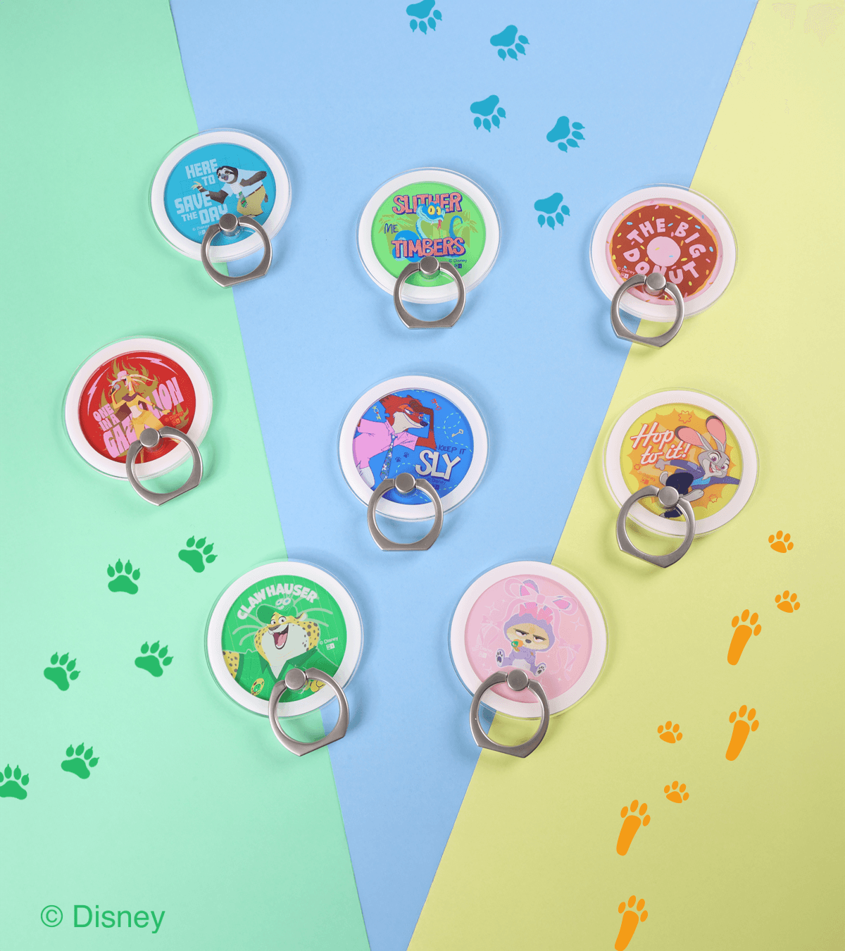 【イングレム】「ズートピア」スマホリング 新デザイン登場!【11月下旬より順次発売】