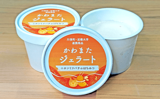 "オール近大"川俣町発・復興人材育成プロジェクト 「かわまたジェラート ニホンミツバチのはちみつ」を新発売
