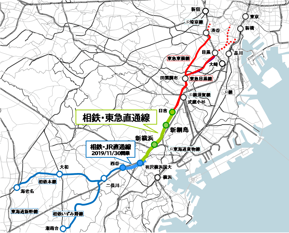 相鉄・東急直通線の工事等の状況及び開業予定時期について【相模鉄道・東急電鉄・鉄道運輸機構】