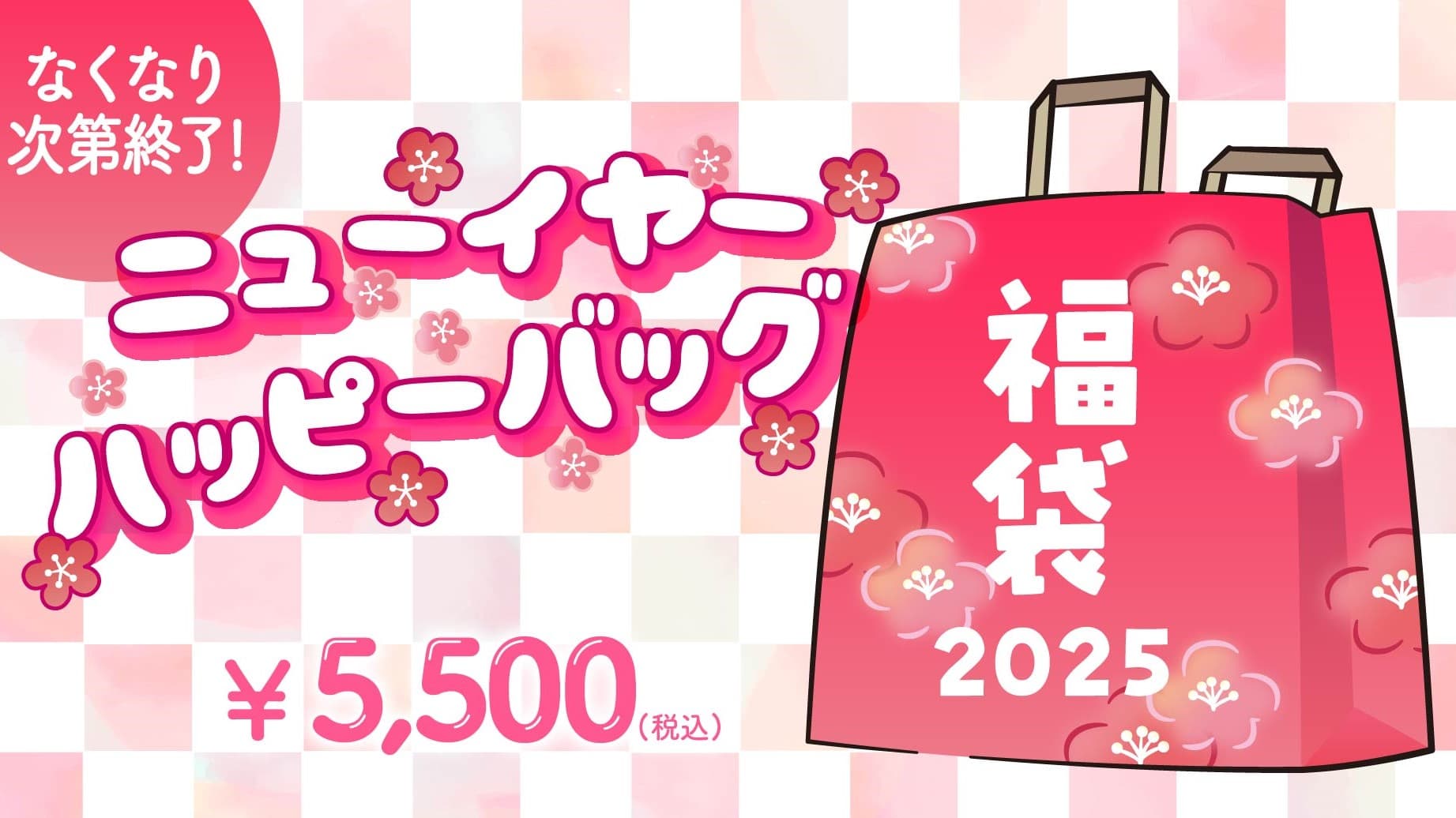 何が当たるかはお楽しみ！かわいいハローキティがたくさん詰まったお正月の特別な福袋 『ハローキティの福袋』 2025年1月1日より販売開始