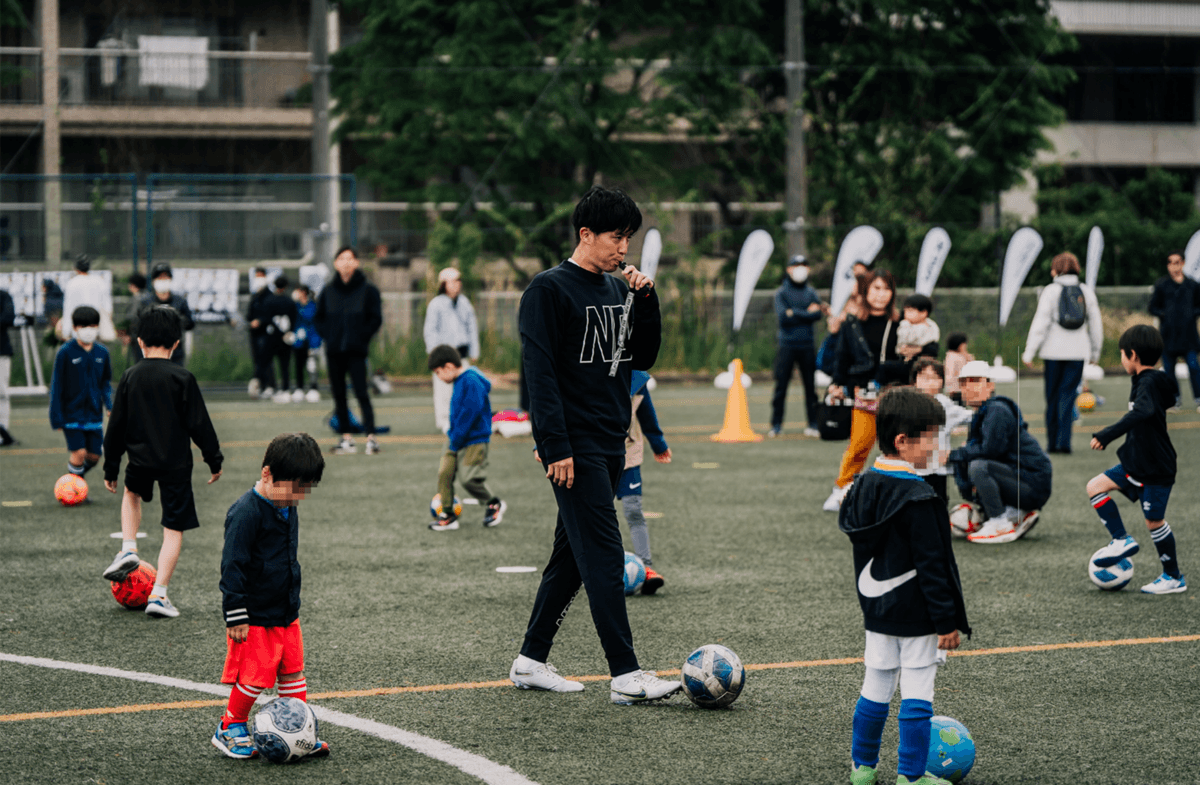 ９/９（土）開催　代々木公園「こどもサッカー教室」