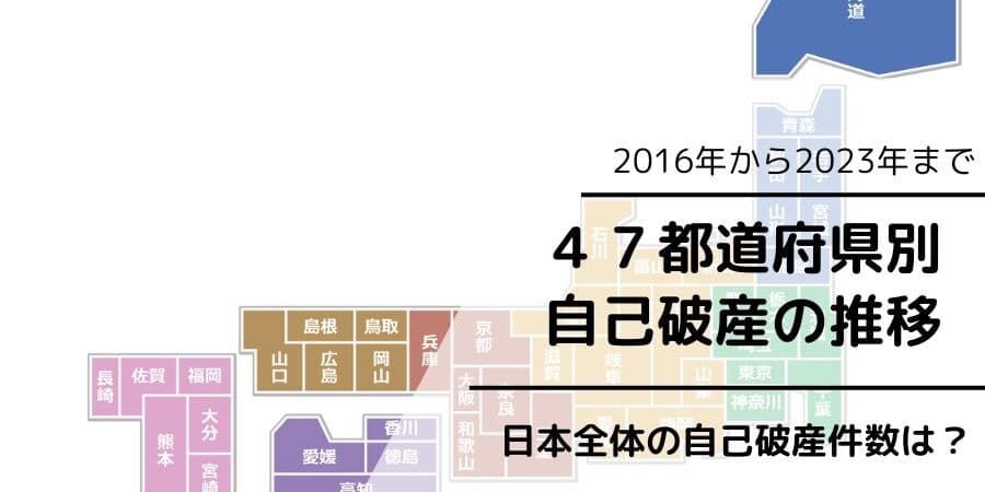 【急増】島根・奈良・滋賀で自己破産件数が前年比20%超!──2023年地方都市で何が起きているのか?を公表