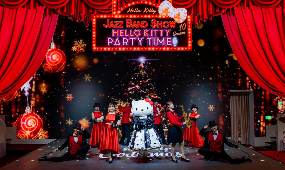 ハローキティのショーと食事が楽しめるシアターレストラン 「HELLO KITTY SHOW BOX」 新作ランチ公演『Christmas Party!』＆『Winter Party!』12月1日より公演開始