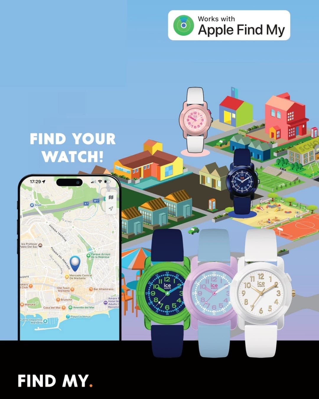 Apple「探す」対応! アイスウォッチ から探せる腕時計が登場