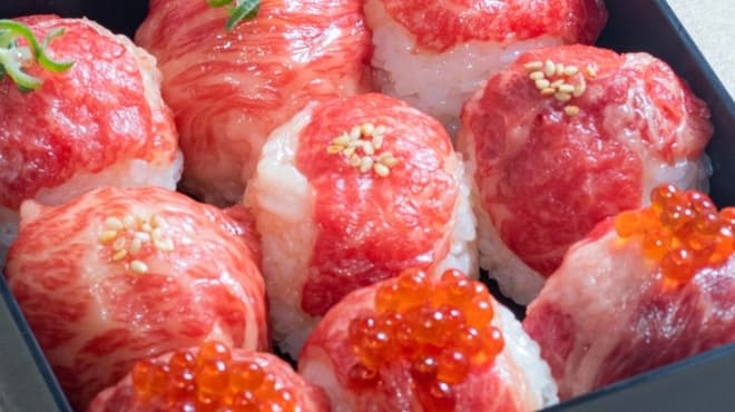 愛知県の人気焼肉店「一本屋」から衝撃の肉寿司が誕生!