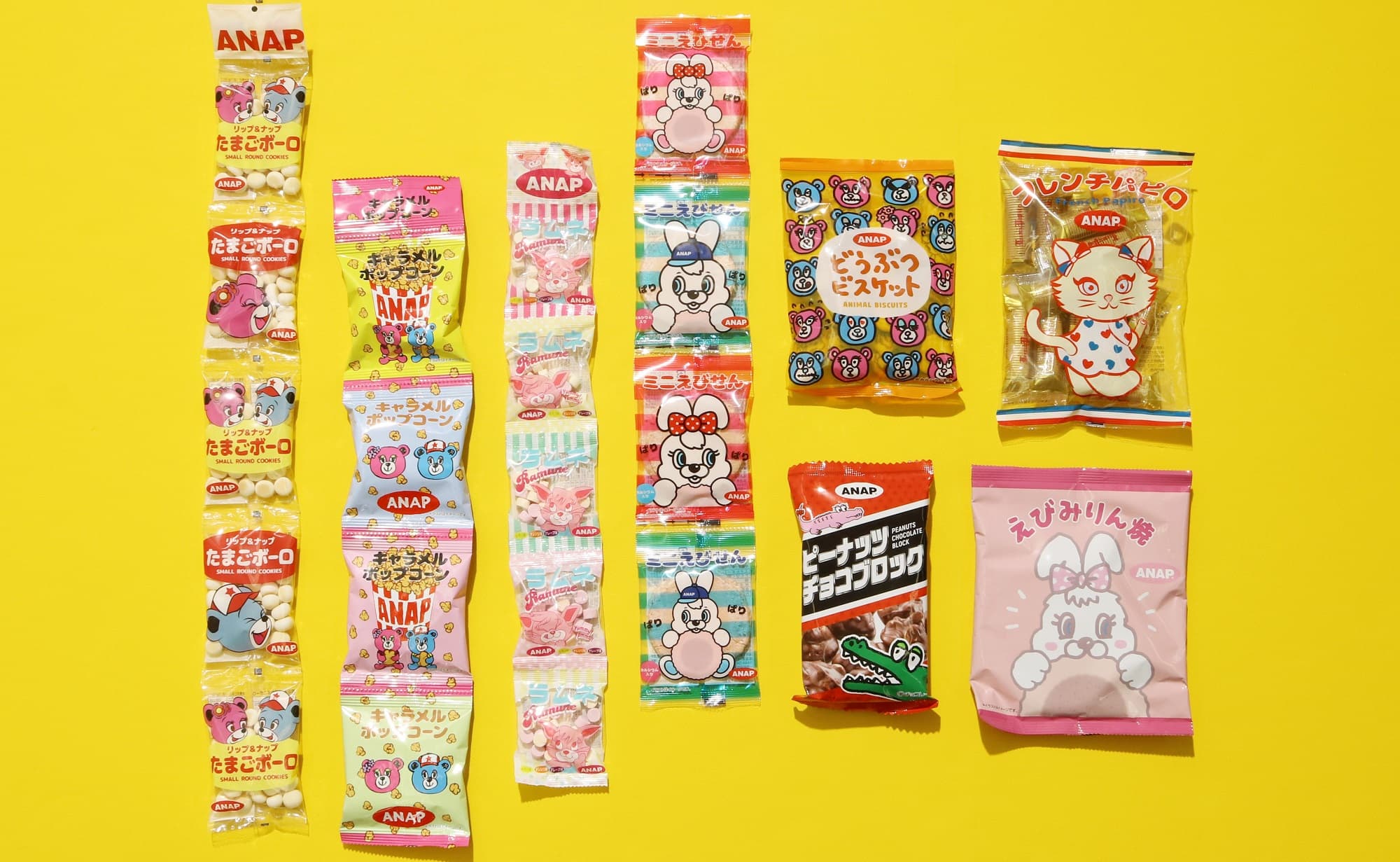 「ANAP」と菓子食品総合商社「コンフェックス」 コラボお菓子の新作が全国で発売！