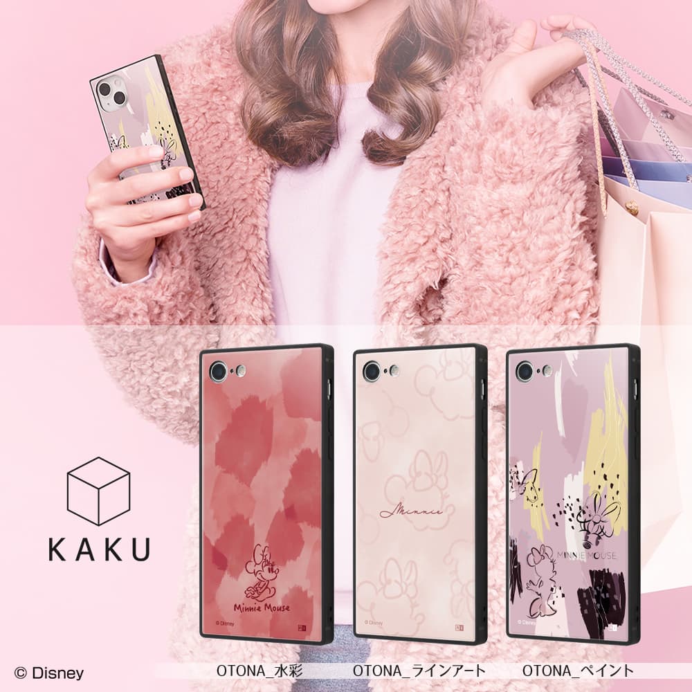 ディズニー『ミニーマウス』デザインのスマホケース"KAKU"に新柄が登場！【iPhone SE（第3世代）対応】