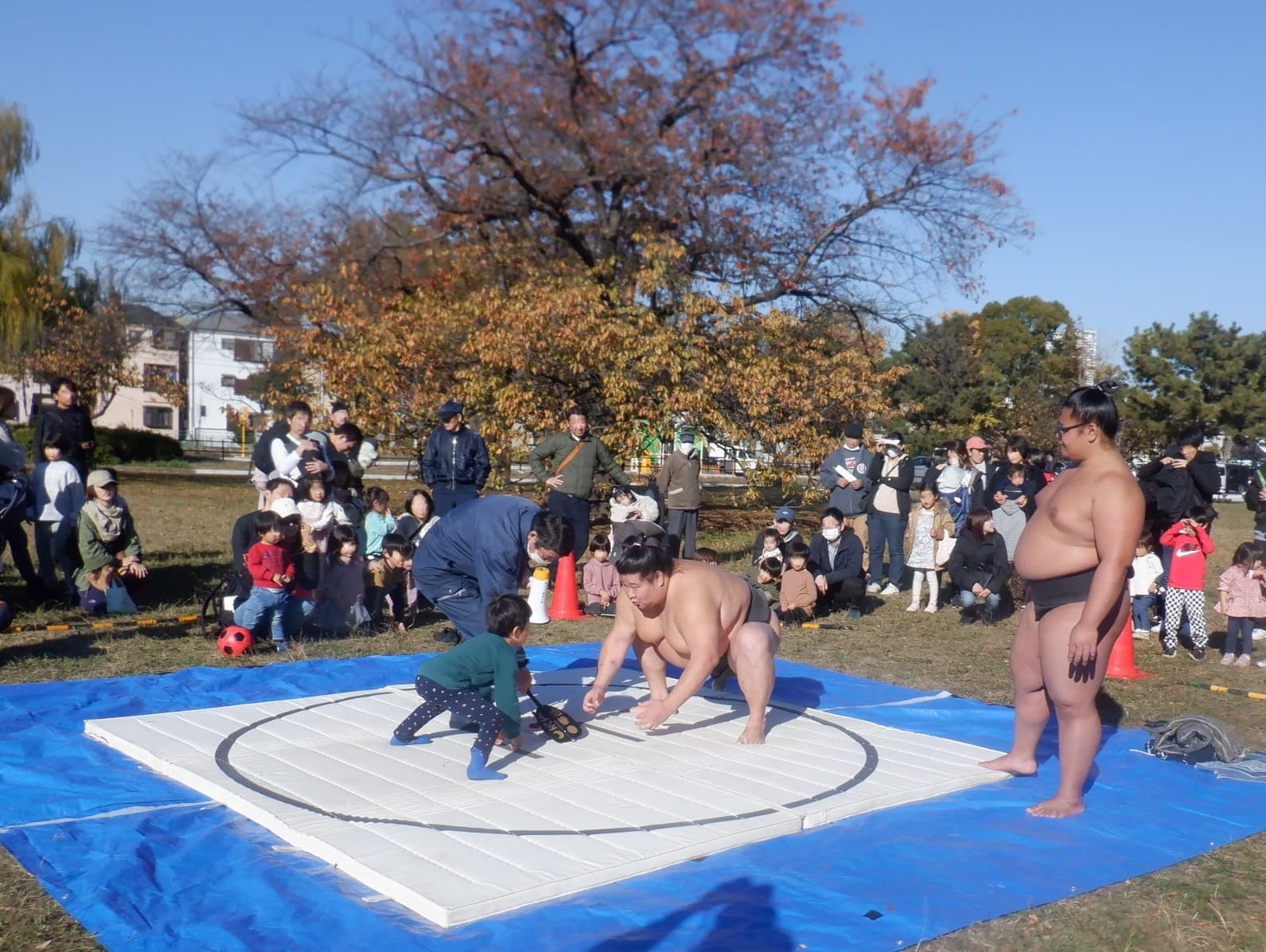 本物の力士と相撲体験ができる！「篠崎公園2024ふれあいフェスティバル」を12/8（日）に開催します