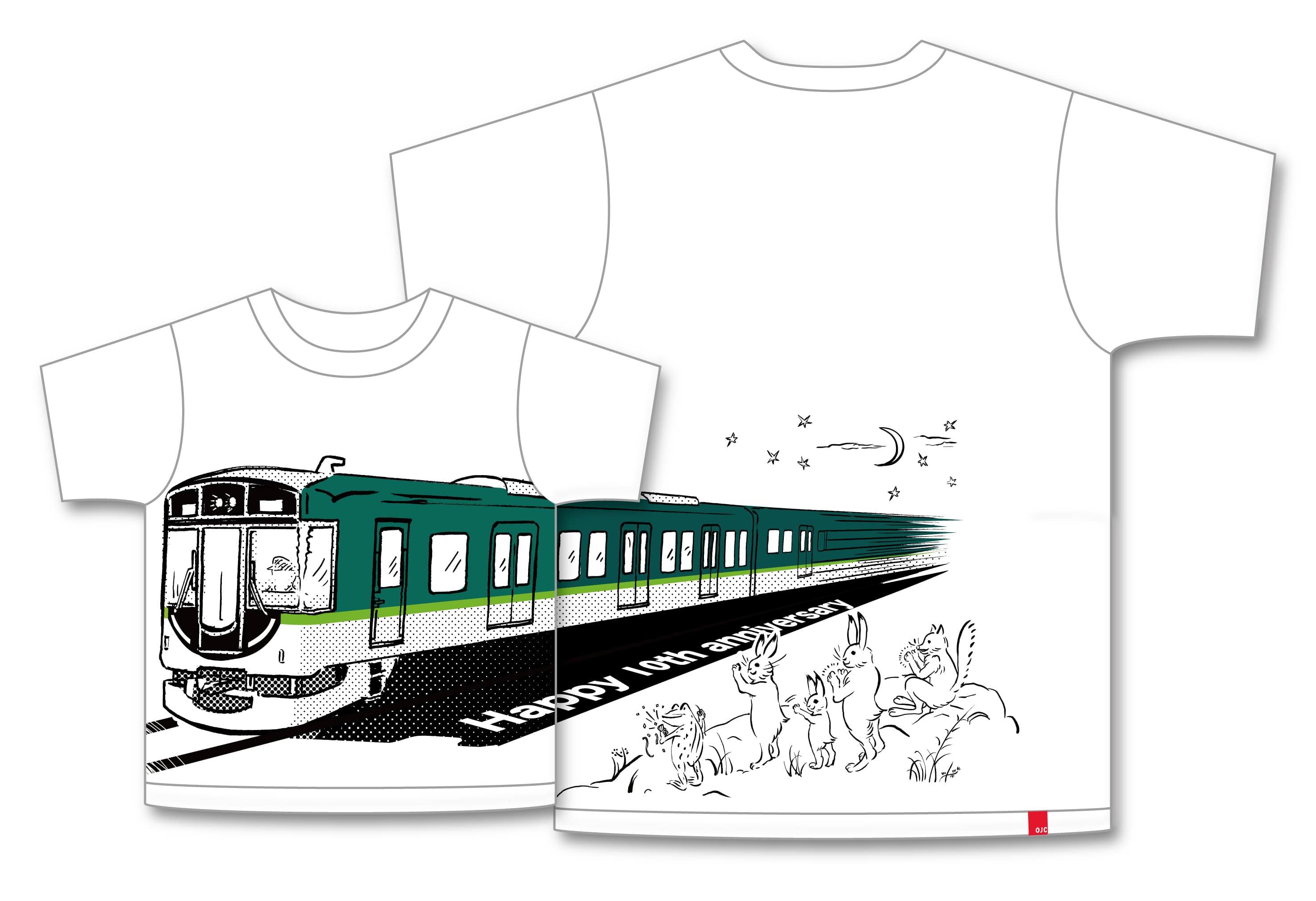 「京阪13000系×OJICO コラボレーションTシャツ2022」