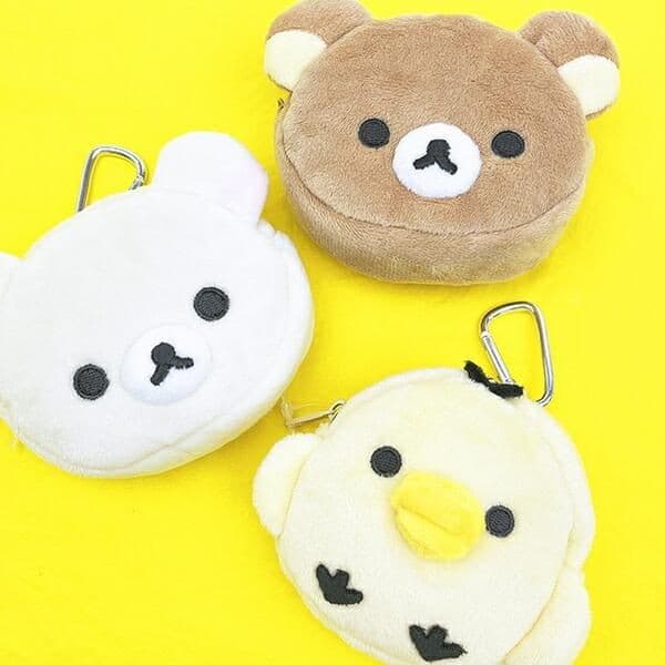 どこにつけても可愛く便利!リラックマのフェイスミニポーチ。