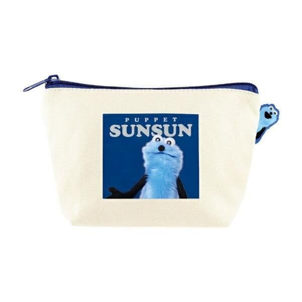 パペットスンスンが「ぴょこっと」のぞく姿が最高!キュートなポーチで気分爆上がり【予約受付中】