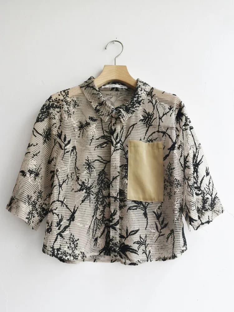 NAVY.WO 2024秋冬新作 <Russel lace shirt with pocket>を オフィシャルネットショップと全国直営店にて販売開始