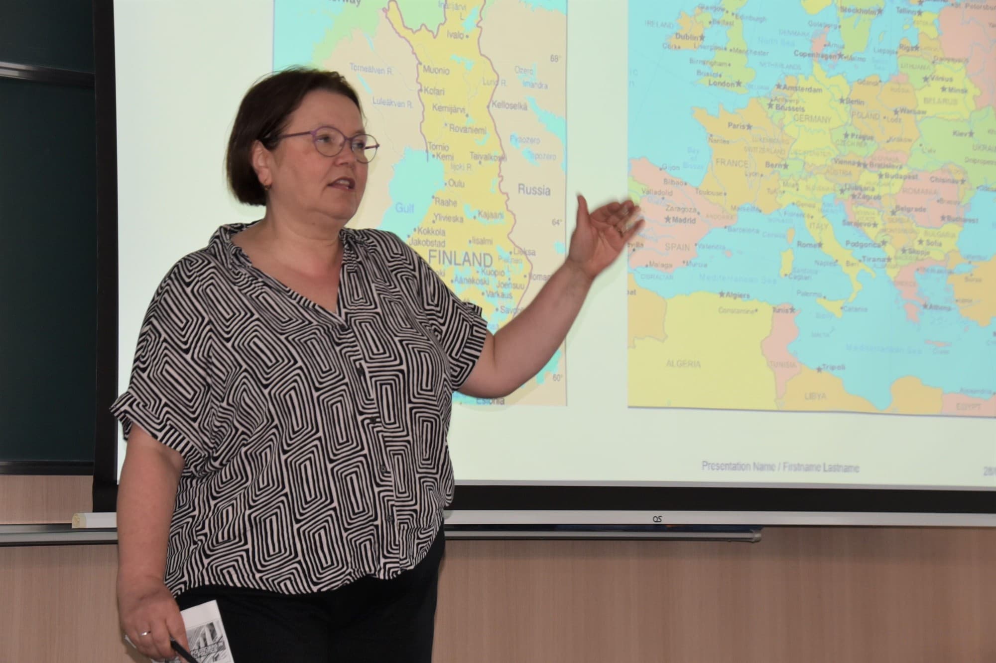 【名城大学】ヘルシンキ大学(フィンランド)のアイラクシネン准教授が都市情報学部で講義