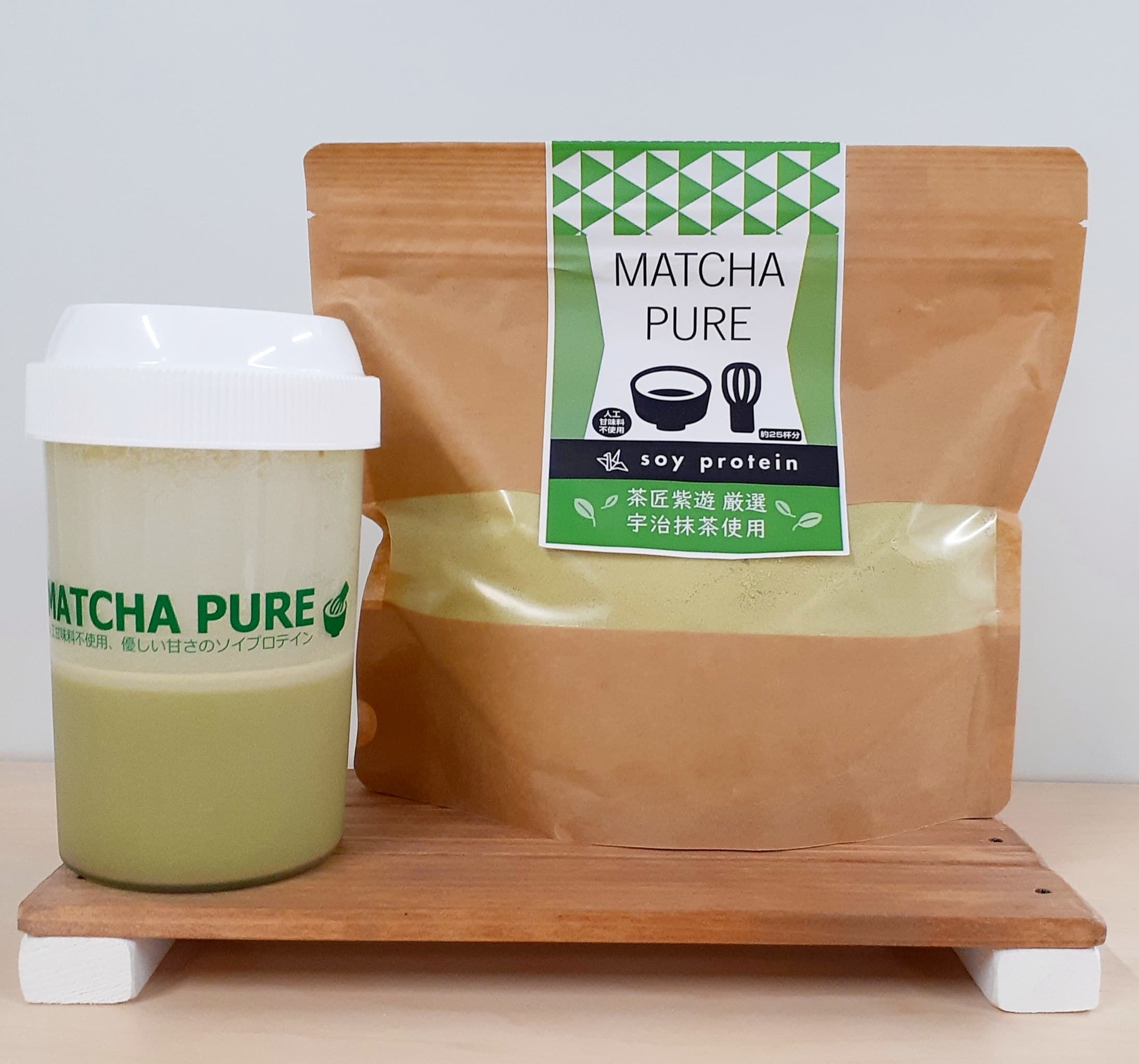 宇治抹茶配合のソイプロテイン【MATCHA PURE】 《ビューティーワールド ジャパン 福岡》に出展