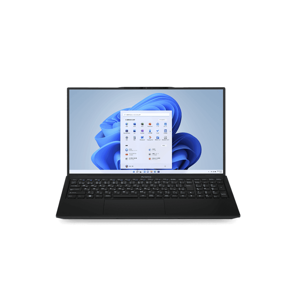 iiyama PCより、第12世代インテル® Core™ プロセッサー搭載スリムベゼルデザイン15型コンパクトノートパソコン発売