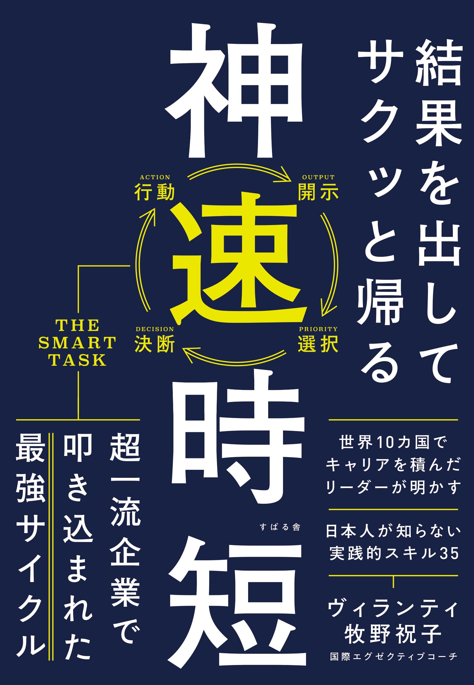 いつも「時間がない」と感じている人のために。『結果を出してサクッと帰る 神速時短』3月19日発売！