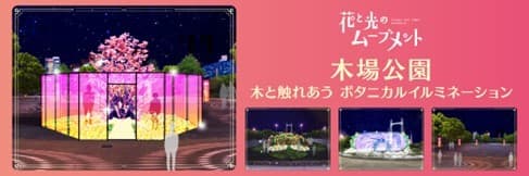 「花と光のムーブメント」木場公園 木と触れ合うボタニカルイルミネーション ＜2025年2月28日(金)～3月16日(日) 開催＞