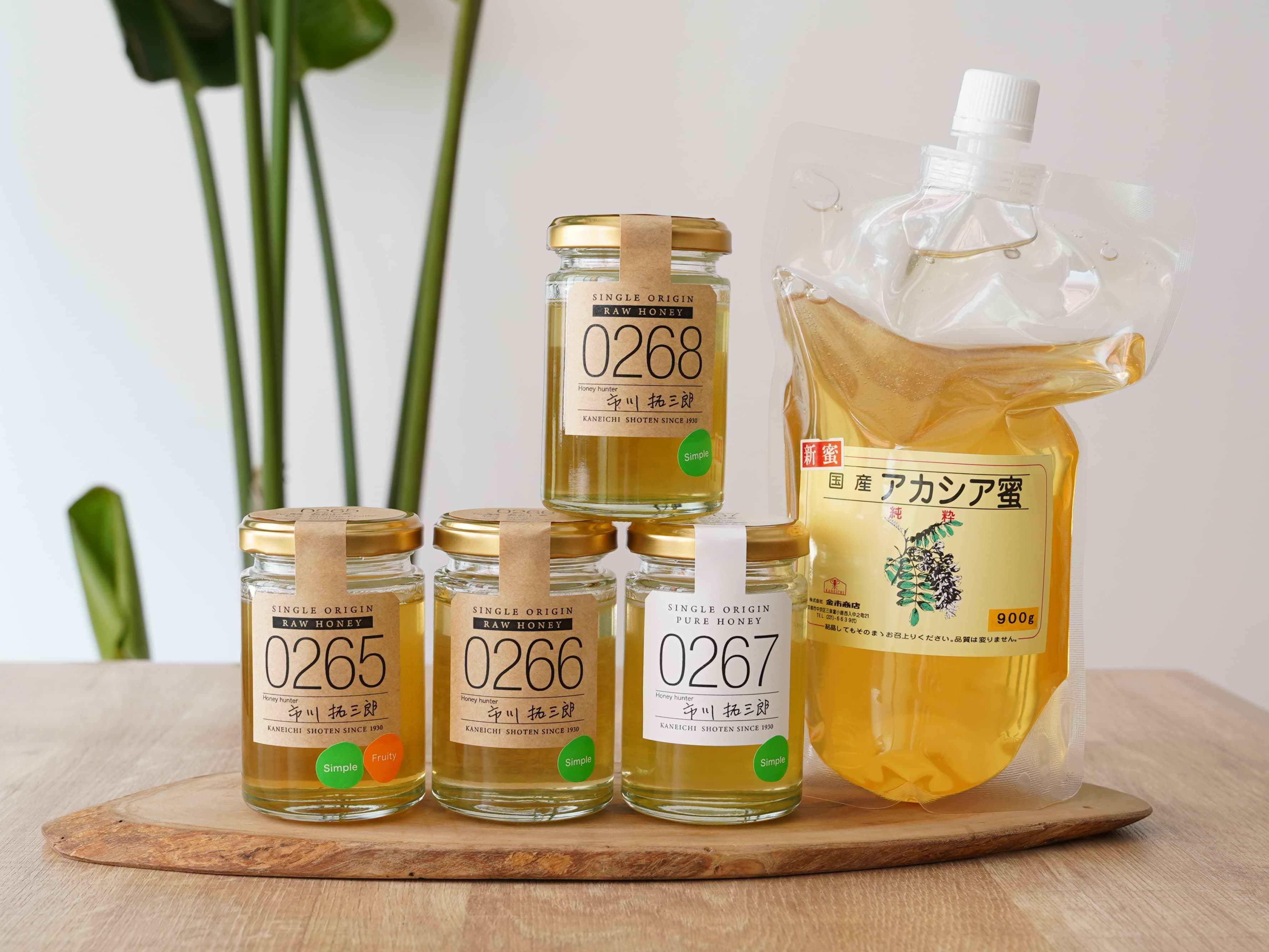 今年採れたての新蜜をシングルオリジンハニーで食べ比べ！　全国からあかしあ蜂蜜が大集合！　お得な大容量パックも同時発売