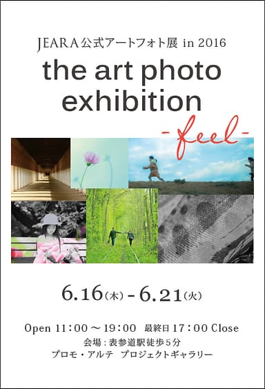 『Art Photo(アートフォト)展 ― feel ―』フライヤー