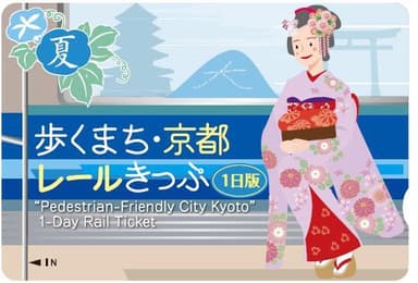 歩くまち・京都レールきっぷ（１日版）