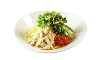 塩鶏香菜涼麺