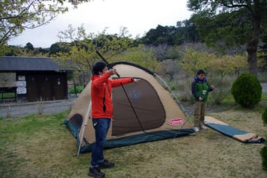 基礎からしっかり！テント設営講習会