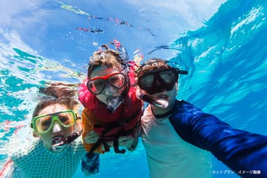 シュノーケルと体験ダイビングのセットプランも人気！お得に沖縄の海を大満喫