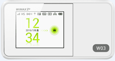 Speed Wi-Fi NEXT W03　ホワイト