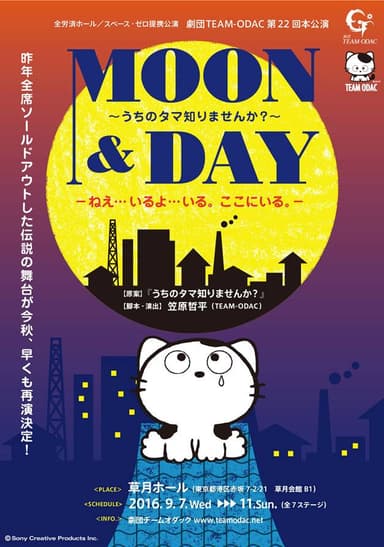 『MOON ＆ DAY ～うちのタマ知りませんか？～』 メインビジュアル