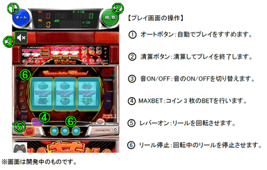 オートプレイ機能も付いた簡単操作