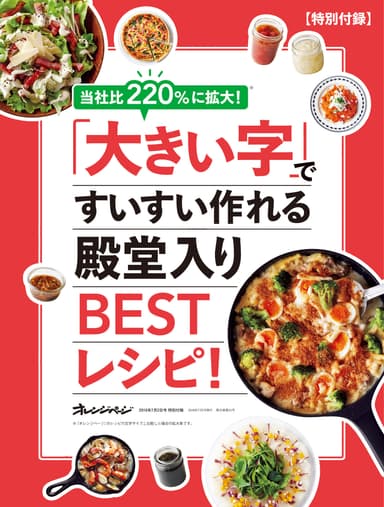 特別付録『「大きい字」ですいすい作れる殿堂入りBESTレシピ！』