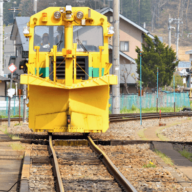 会津鉄道・ラッセル車