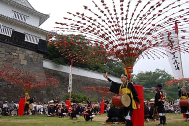 戦国時代から伝わる黒丸踊