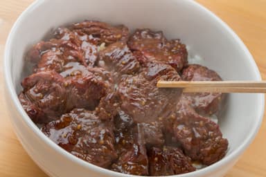 珍しい「熊丼」