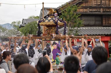 毎年恒例 水掛け祭り