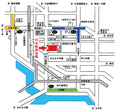 会場までの地図