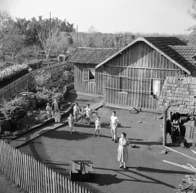 シャカラ・アララの中心地、パラナ州ロンドリーナ、1950年代 (C)Haruo Ohara / Instituto Moreira Salles collection