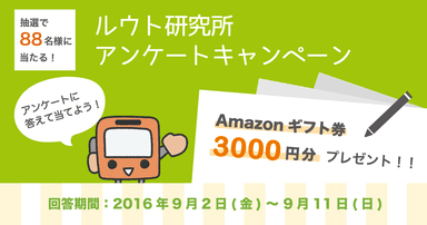 アンケートキャンペーンのタイトルイメージ