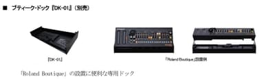 『DK-01』、「Roland Boutique」設置例