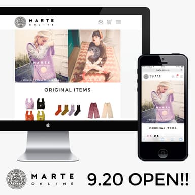 WEB STORE“MARTE ONLINE”イメージ