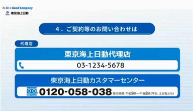 ４.ご契約等に関するお問い合わせ先