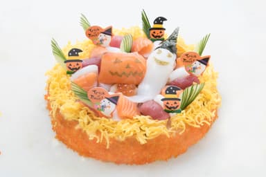 ＜ハロウィンすしケーキ＞