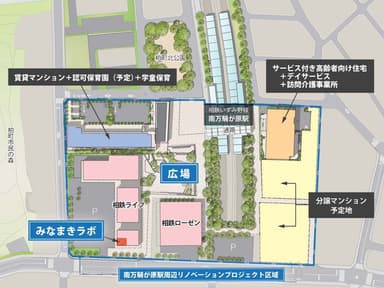 南万騎が原駅周辺リノベーションプロジェクト区域